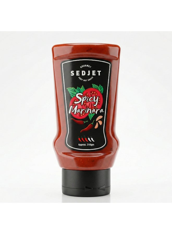 Sedjet Spicy Marinara – A premium Italian hot sauce made with high-quality ingredients – 310 g - Image 2